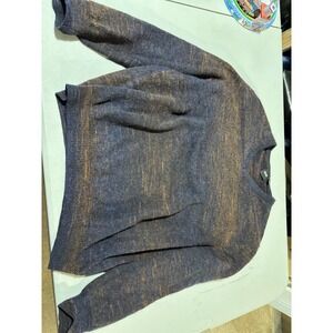 RareVintage 80s 90s BOSS‎ Hugo V Neck Wool Sweater Made In Italy M